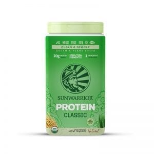 Protein och gröna pulver